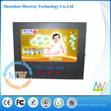 7 inch digital signage metal with buttons
